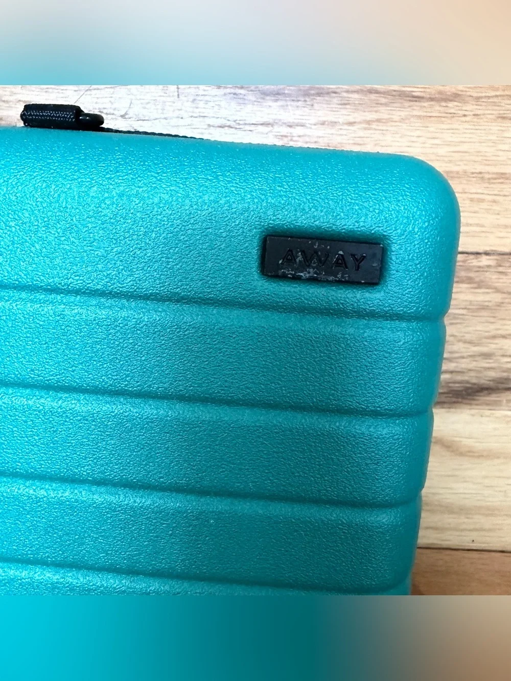 Away travel teal mini suitcase luggage toiletry bag accessories case bag LIMITED